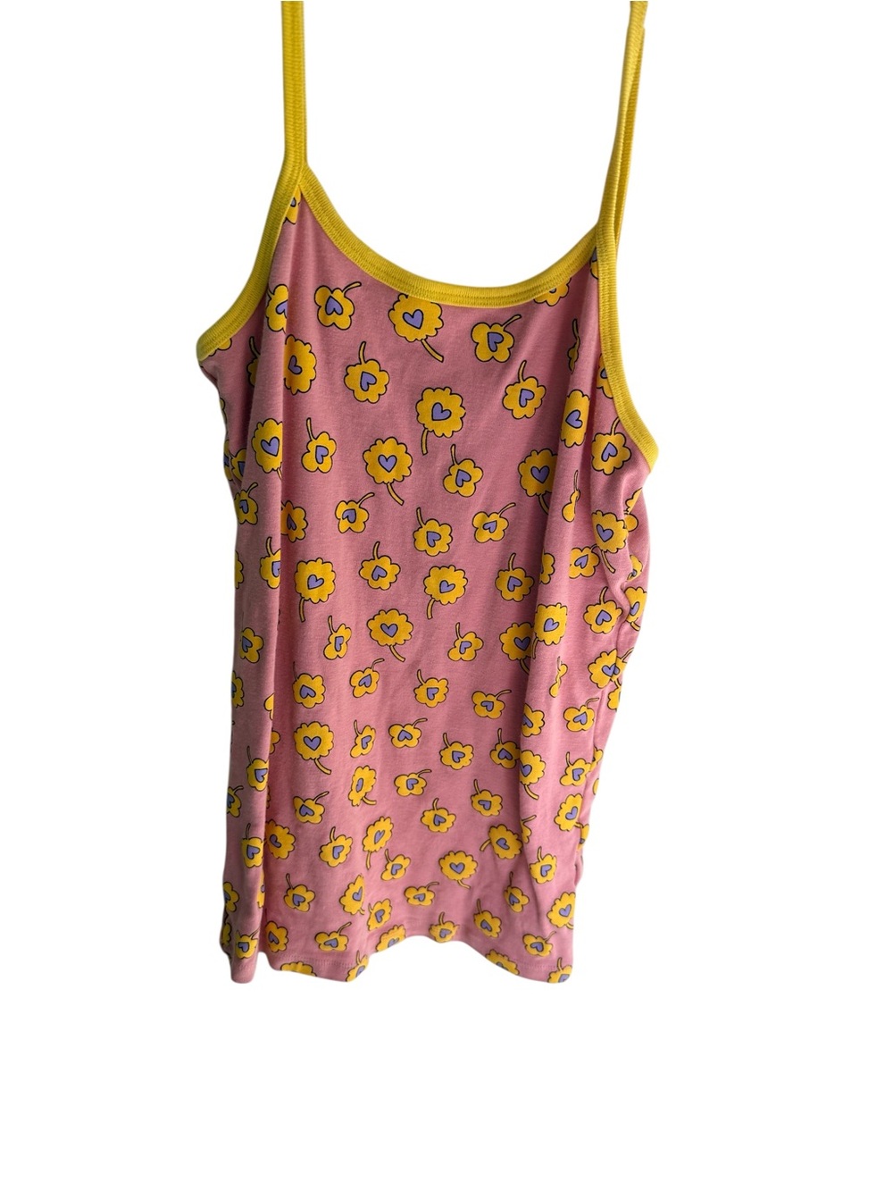 Stella McCartney Kids Pink & Yellow Floral Tank Top